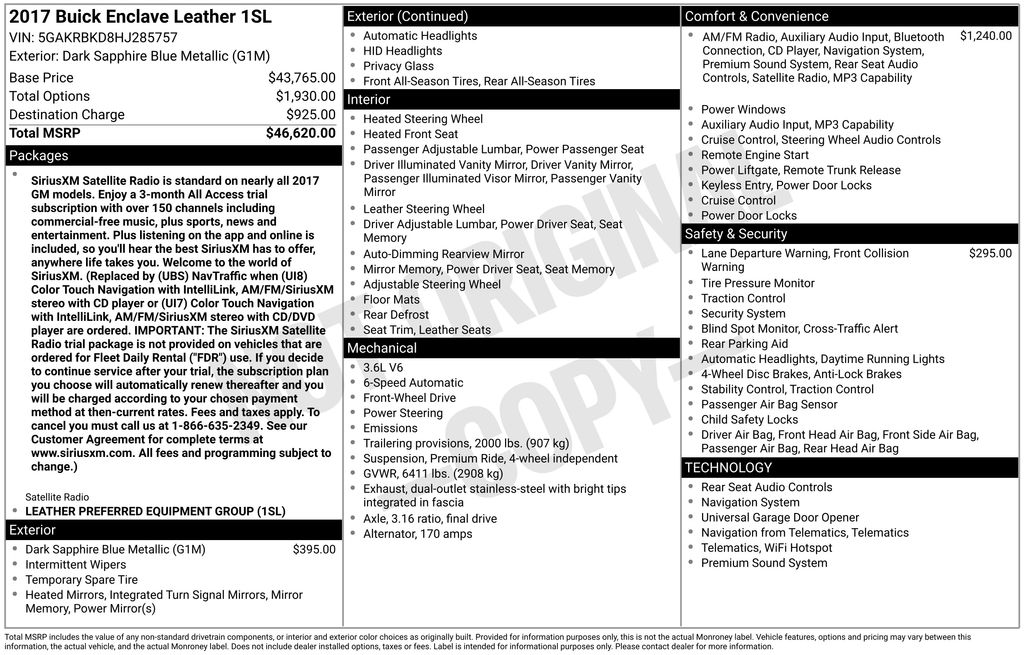 Thumbnail: 2017 Buick Enclave - 18