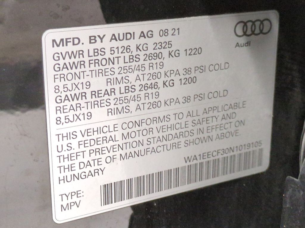 2022 Audi Q3 Premium Plus 19