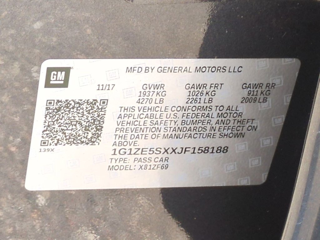 Thumbnail: 2018 Chevrolet Malibu - 19