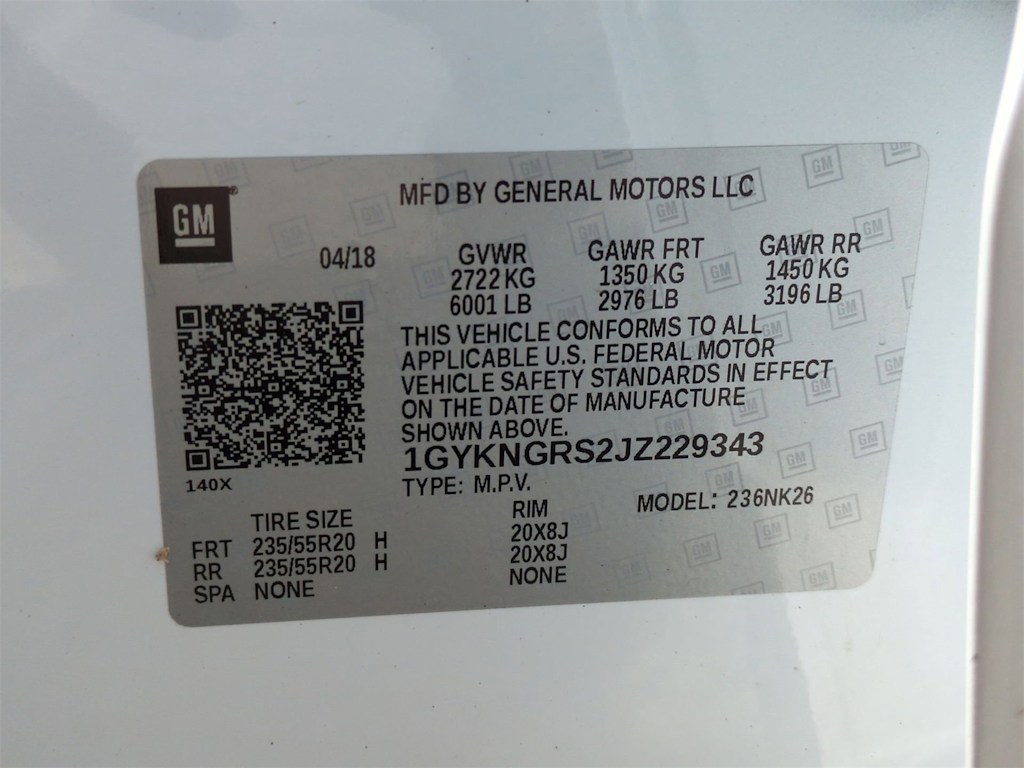 Thumbnail: 2018 Cadillac XT5 - 18