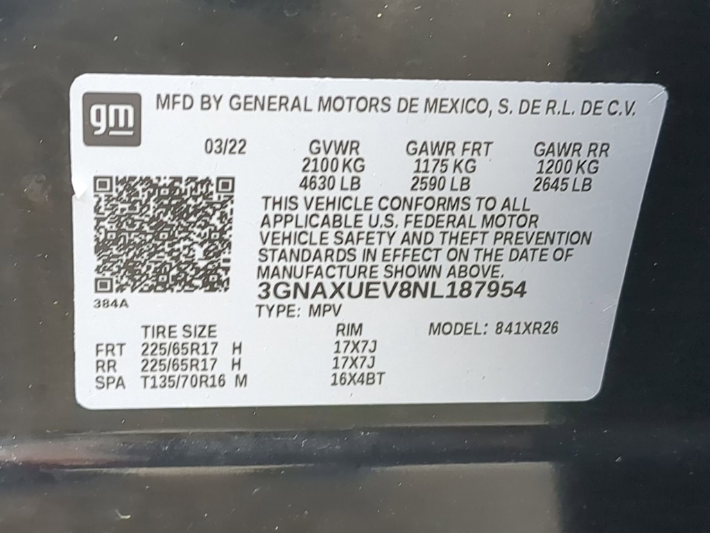 Thumbnail: 2022 Chevrolet Equinox - 18