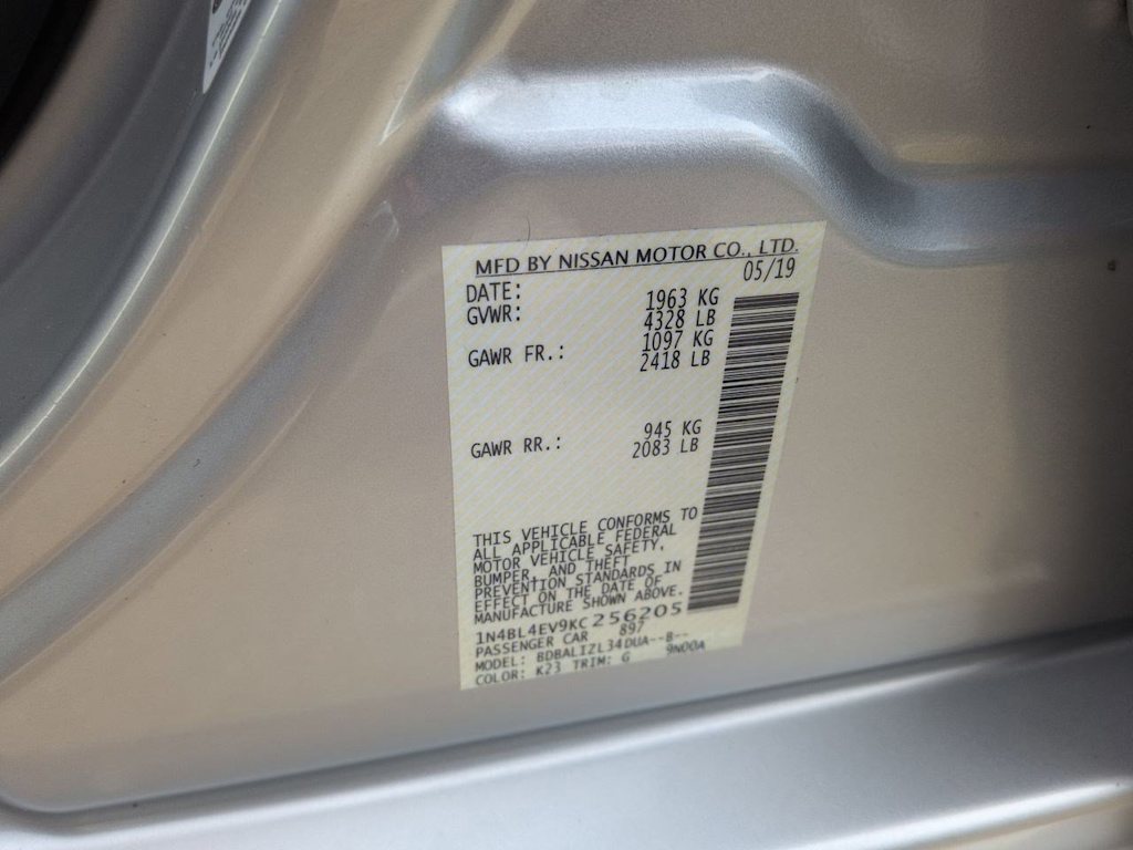Thumbnail: 2019 Nissan Altima - 19