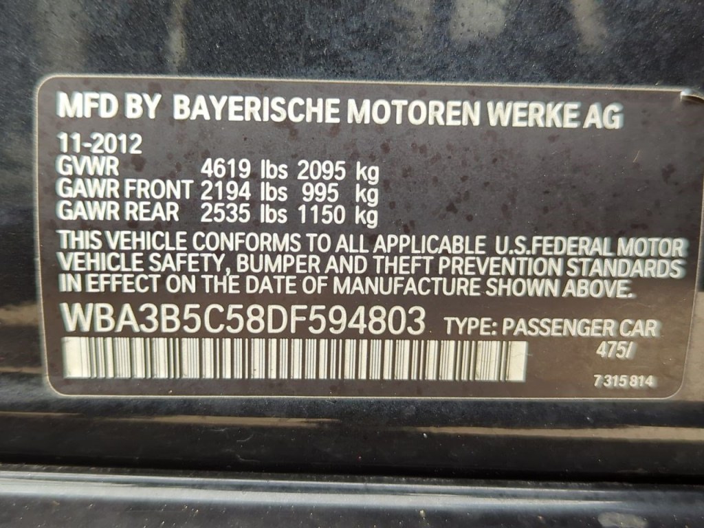 2013 BMW 3 Series 328xi 19