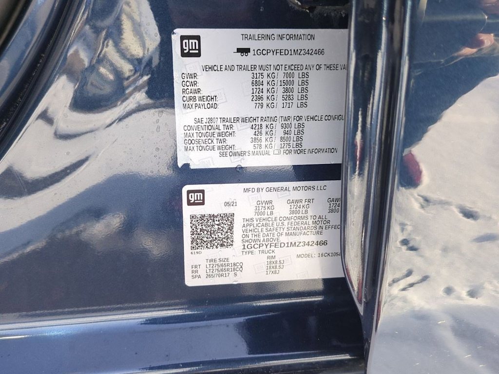 Thumbnail: 2021 Chevrolet Silverado 1500 - 18