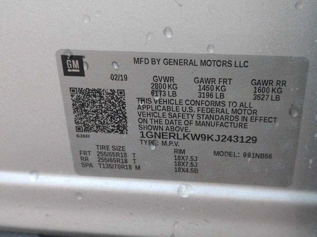 Thumbnail: 2019 Chevrolet Traverse - 19