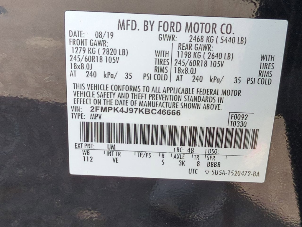 Thumbnail: 2019 Ford Edge - 19