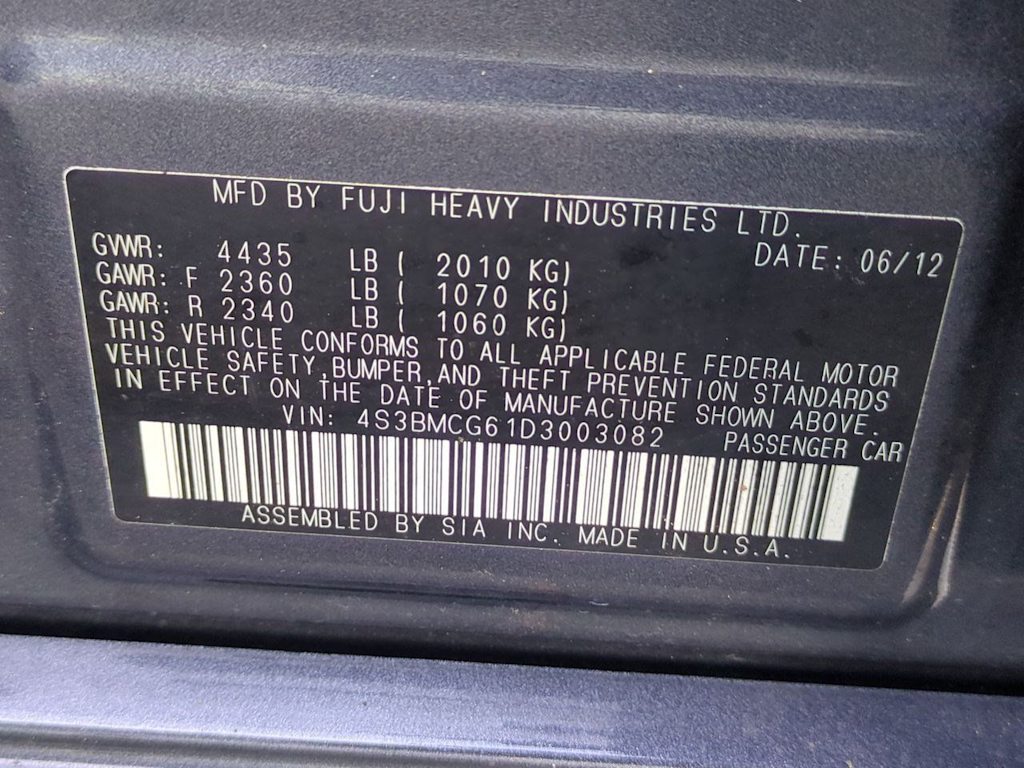 Thumbnail: 2013 Subaru Legacy - 19
