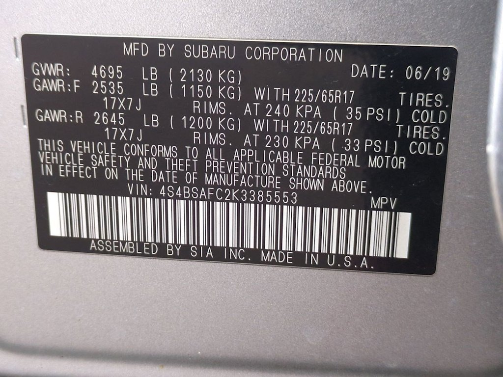 Thumbnail: 2019 Subaru Outback - 19