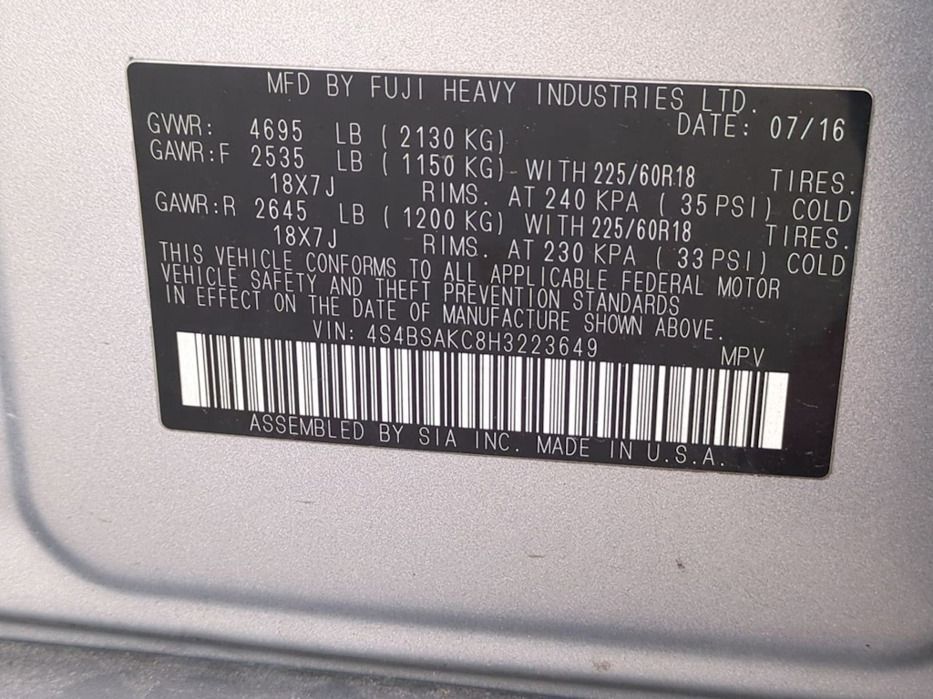 Thumbnail: 2017 Subaru Outback - 19