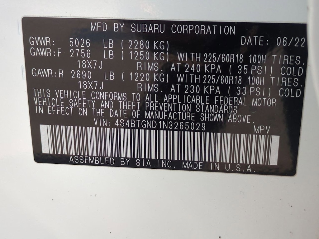 Thumbnail: 2022 Subaru Outback - 18