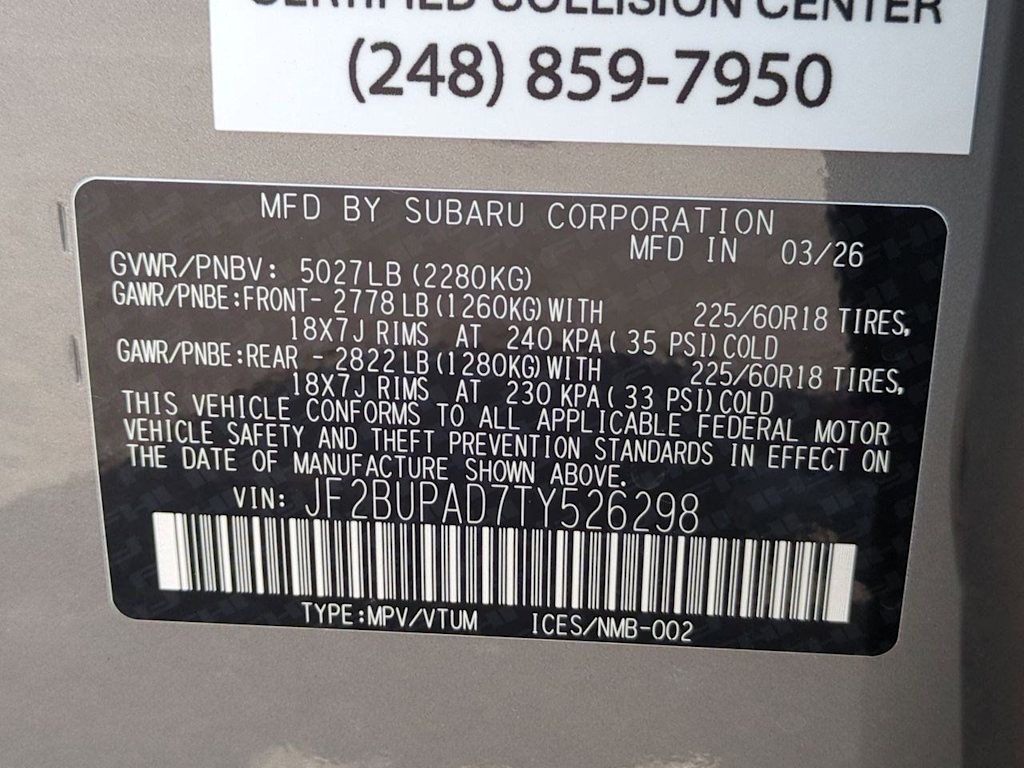 Thumbnail: 2026 Subaru Outback - 33