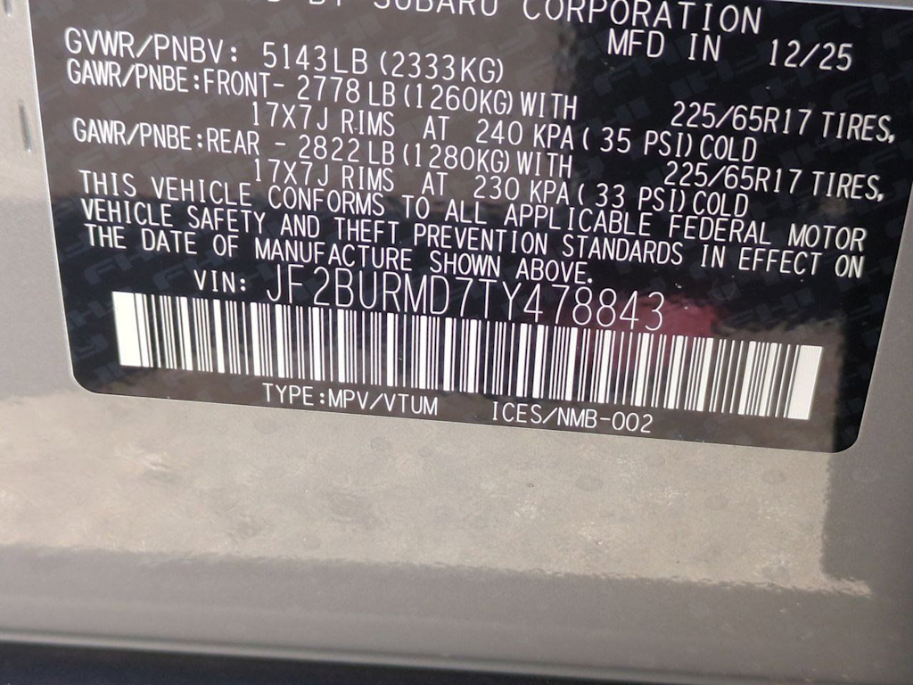 Thumbnail: 2026 Subaru Outback - 18