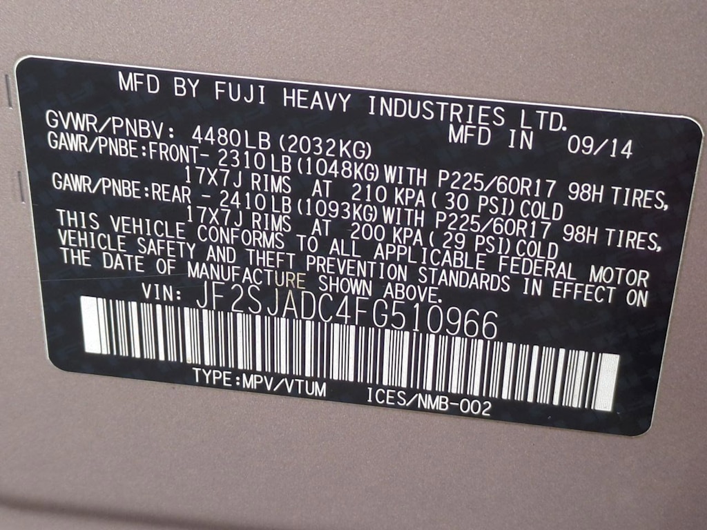 Thumbnail: 2015 Subaru Forester - 19