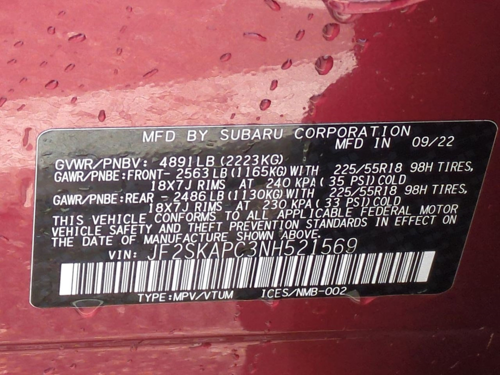 Thumbnail: 2022 Subaru Forester - 19