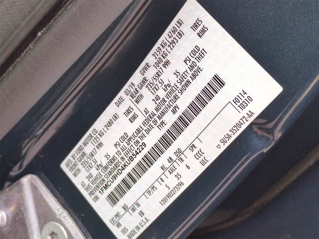 Thumbnail: 2019 Ford Escape - 19