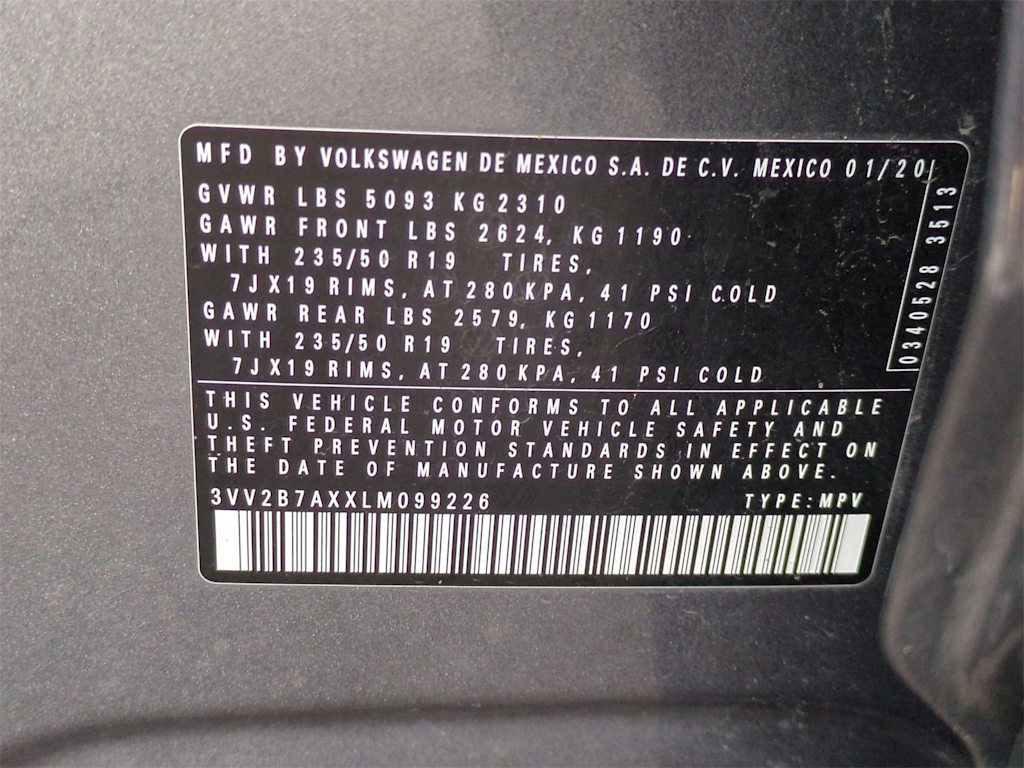 Thumbnail: 2020 Volkswagen Tiguan - 19