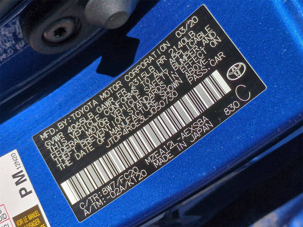 2020 Toyota Corolla SE 18