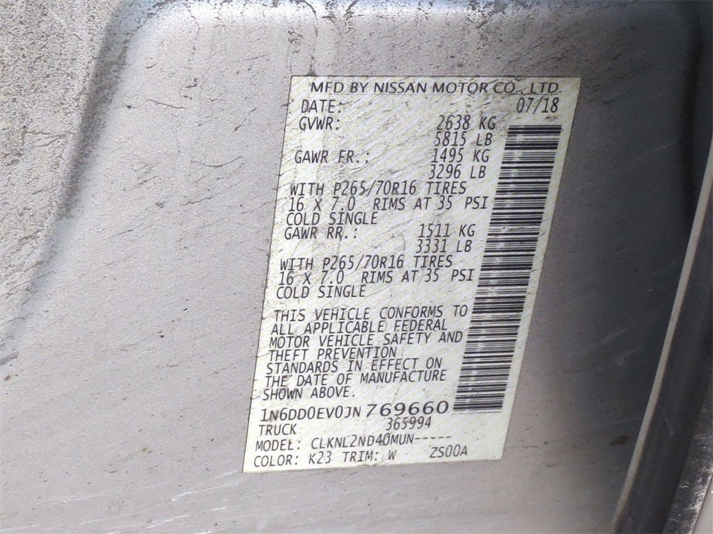 Thumbnail: 2018 Nissan Frontier - 34