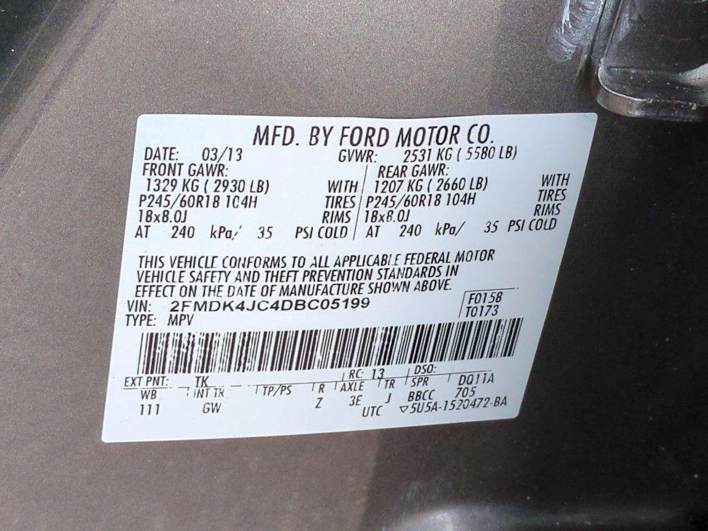 2013 Ford Edge SEL 20