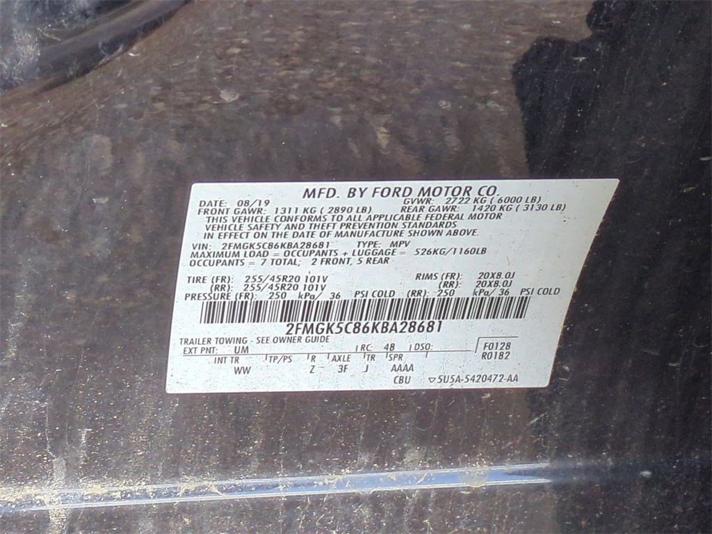 Thumbnail: 2019 Ford Flex - 19