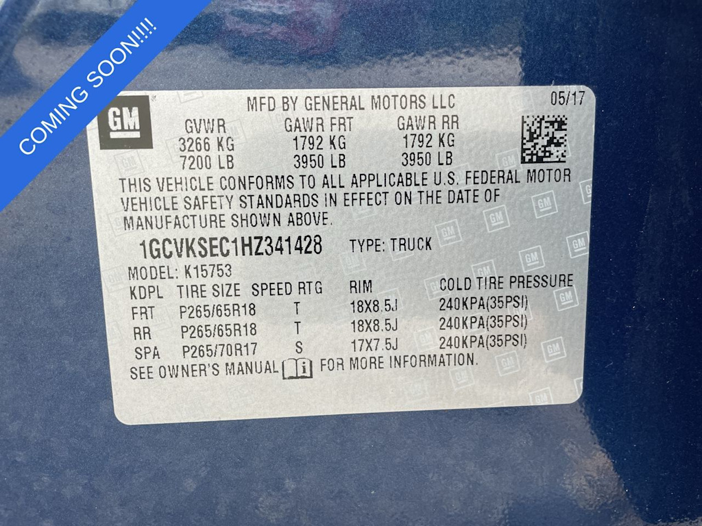 Thumbnail: 2017 Chevrolet Silverado 1500 - 17