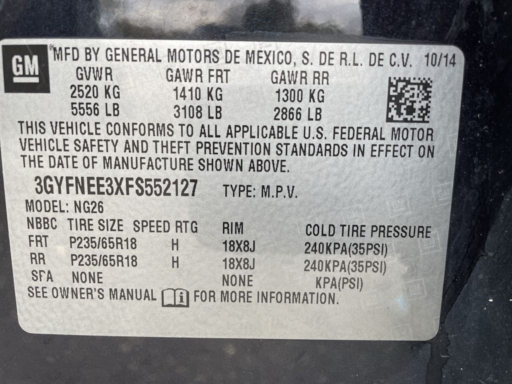 Thumbnail: 2015 Cadillac SRX - 17