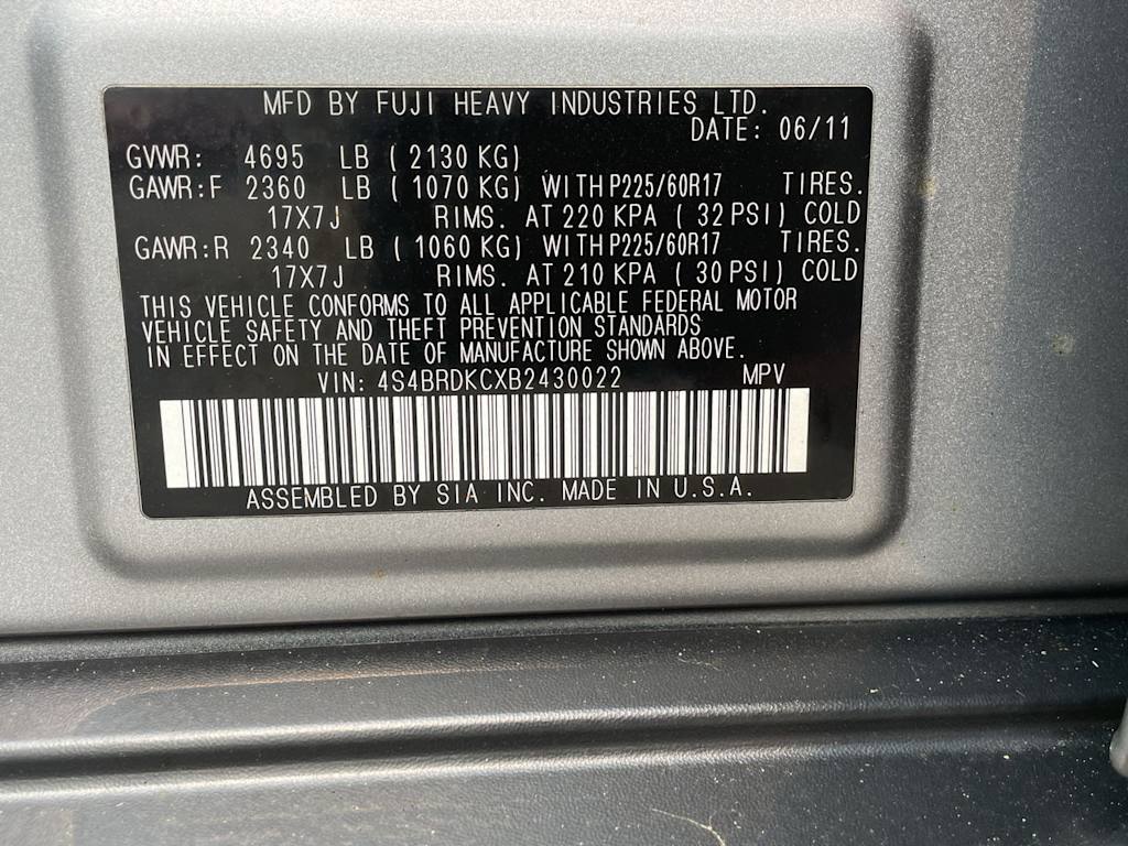 Thumbnail: 2011 Subaru Outback - 16