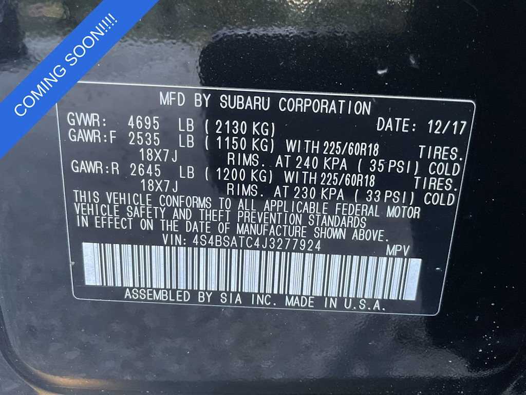 Thumbnail: 2018 Subaru Outback - 18