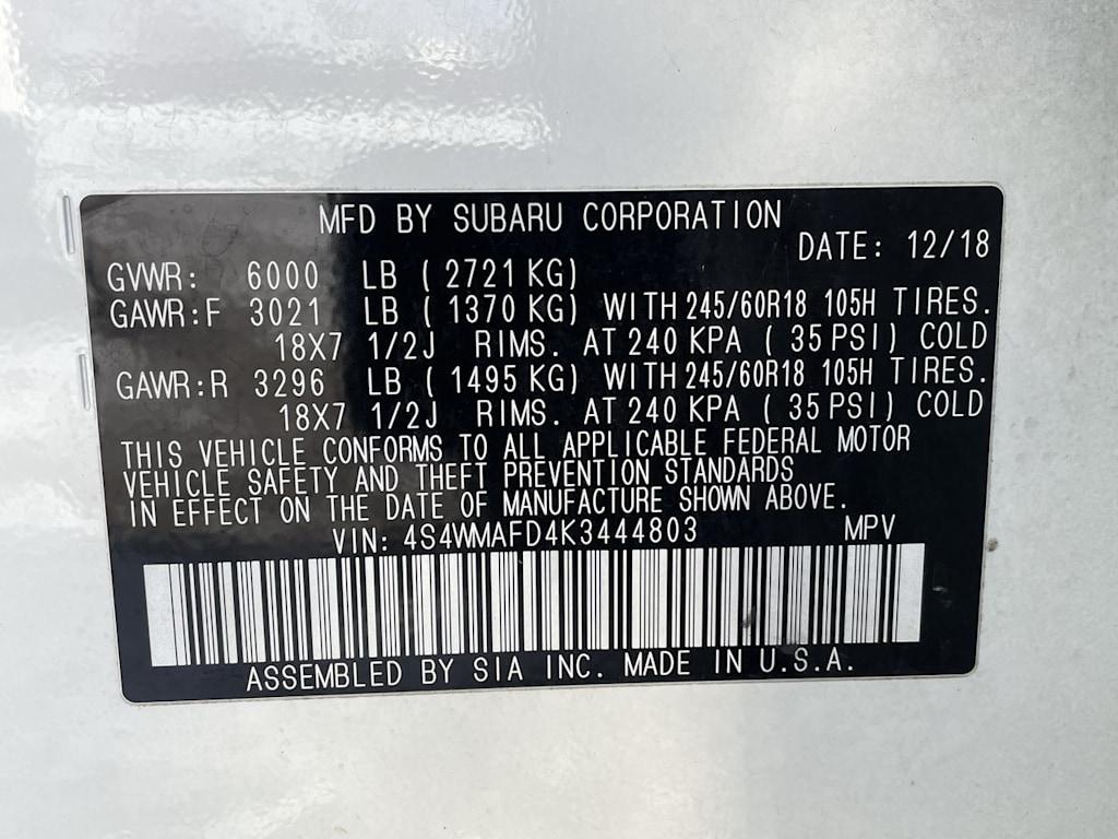 Thumbnail: 2019 Subaru Ascent - 16