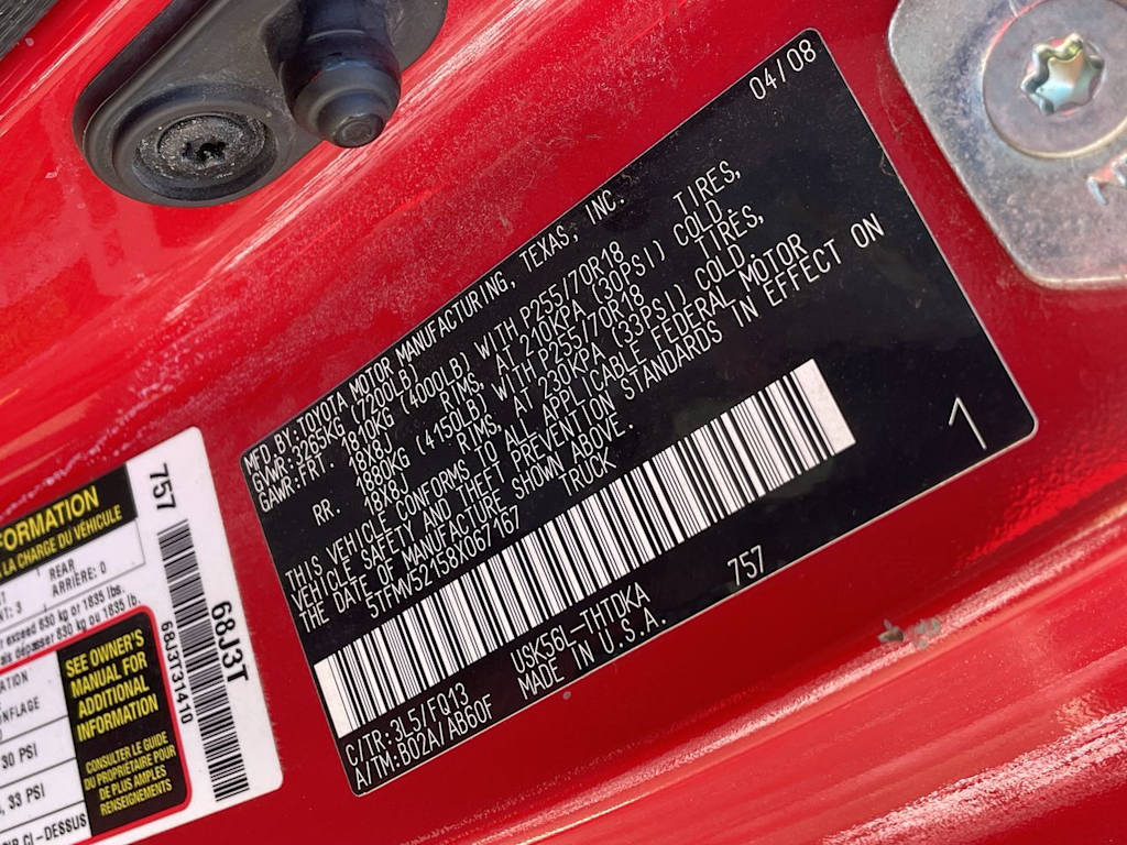 Thumbnail: 2008 Toyota Tundra - 17