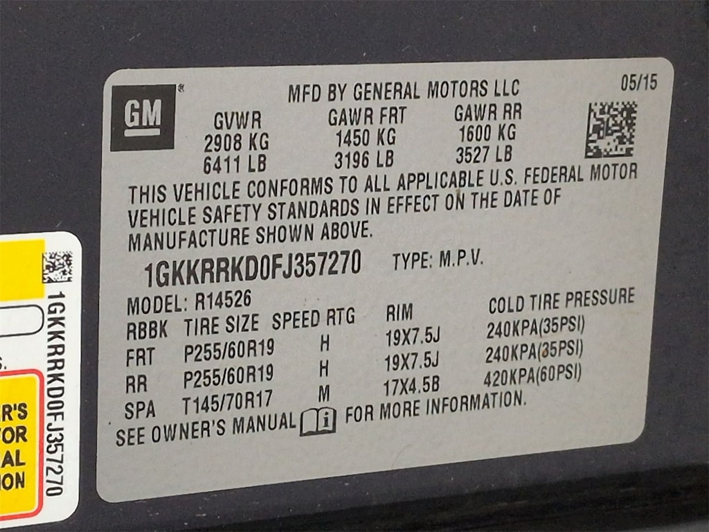 Thumbnail: 2015 GMC Acadia - 19