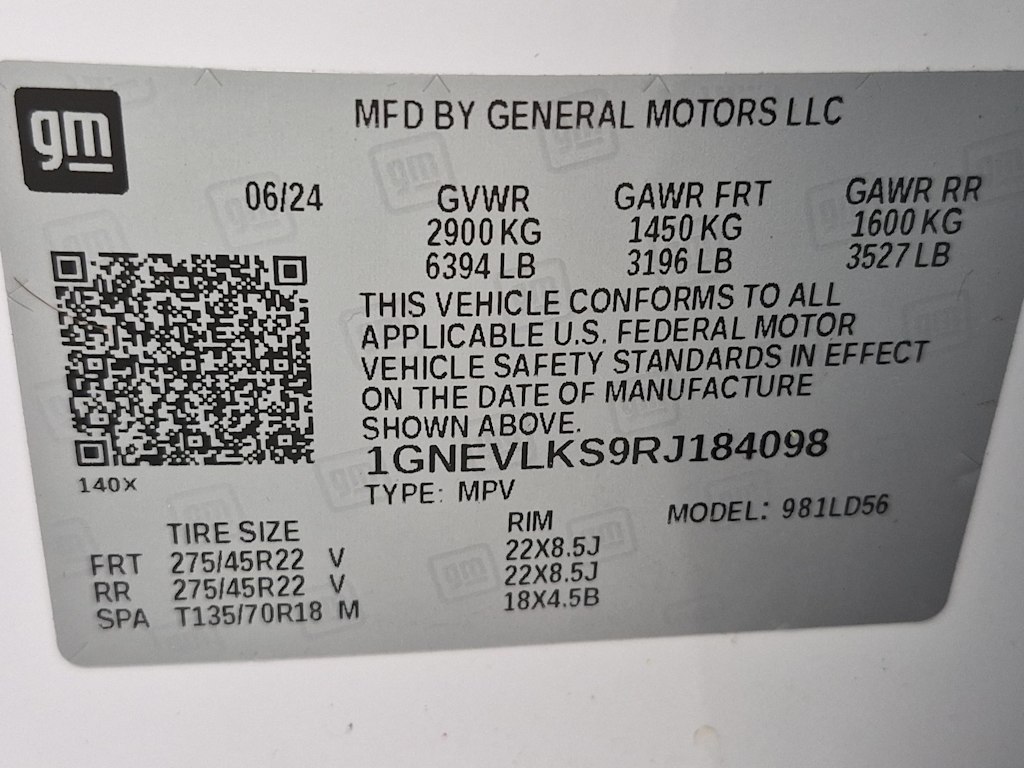 Thumbnail: 2024 Chevrolet Traverse - 18