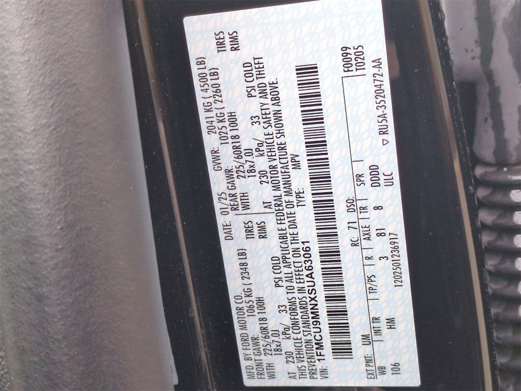 Thumbnail: 2025 Ford Escape - 19