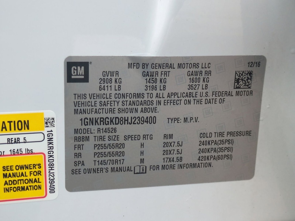 Thumbnail: 2017 Chevrolet Traverse - 19