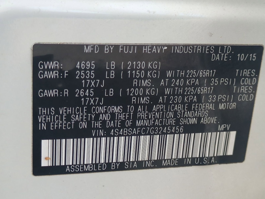 Thumbnail: 2016 Subaru Outback - 18