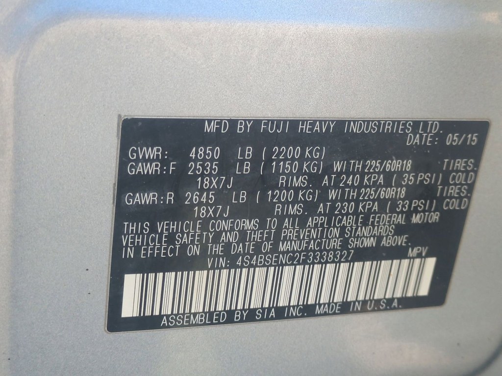 Thumbnail: 2015 Subaru Outback - 19