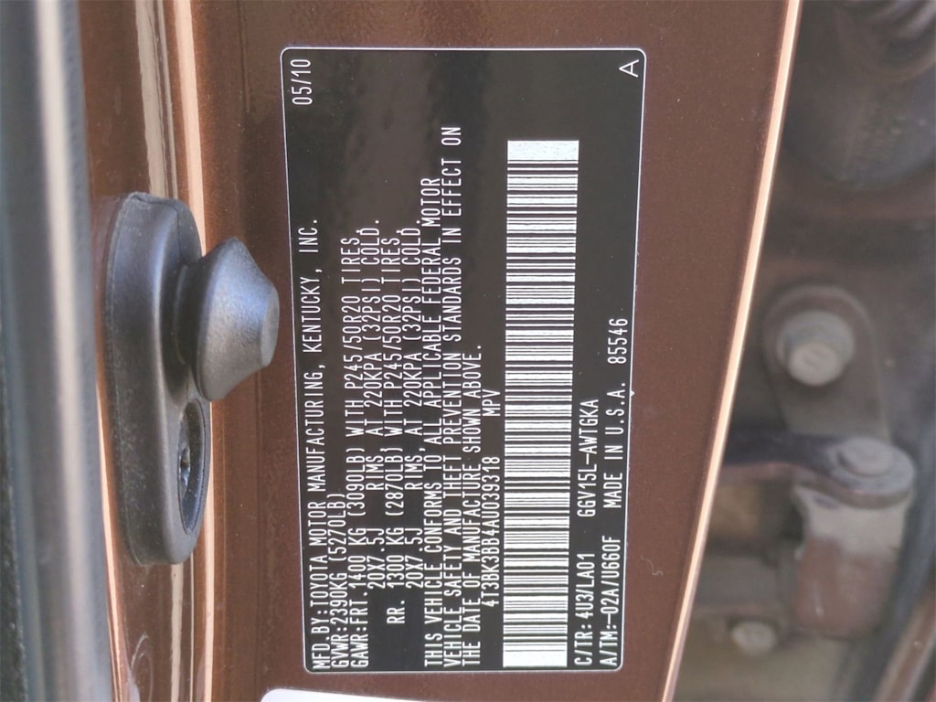 2010 Toyota Venza Base 19
