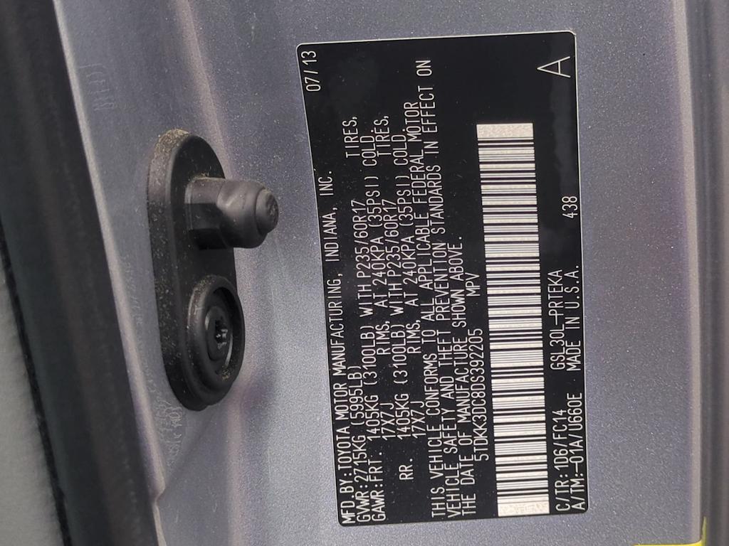 Thumbnail: 2013 Toyota Sienna - 18