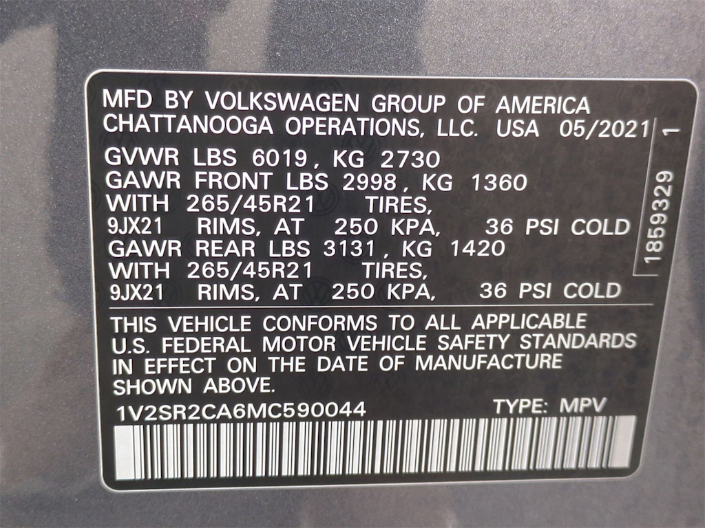 Thumbnail: 2021 Volkswagen Atlas - 18