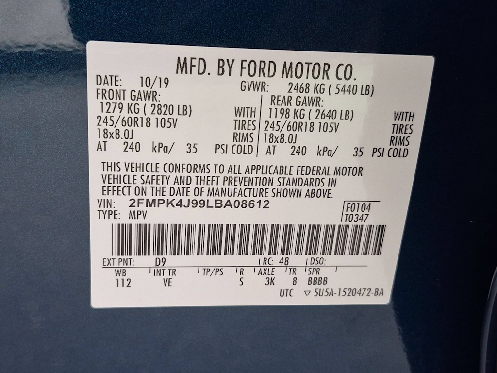 Thumbnail: 2020 Ford Edge - 19