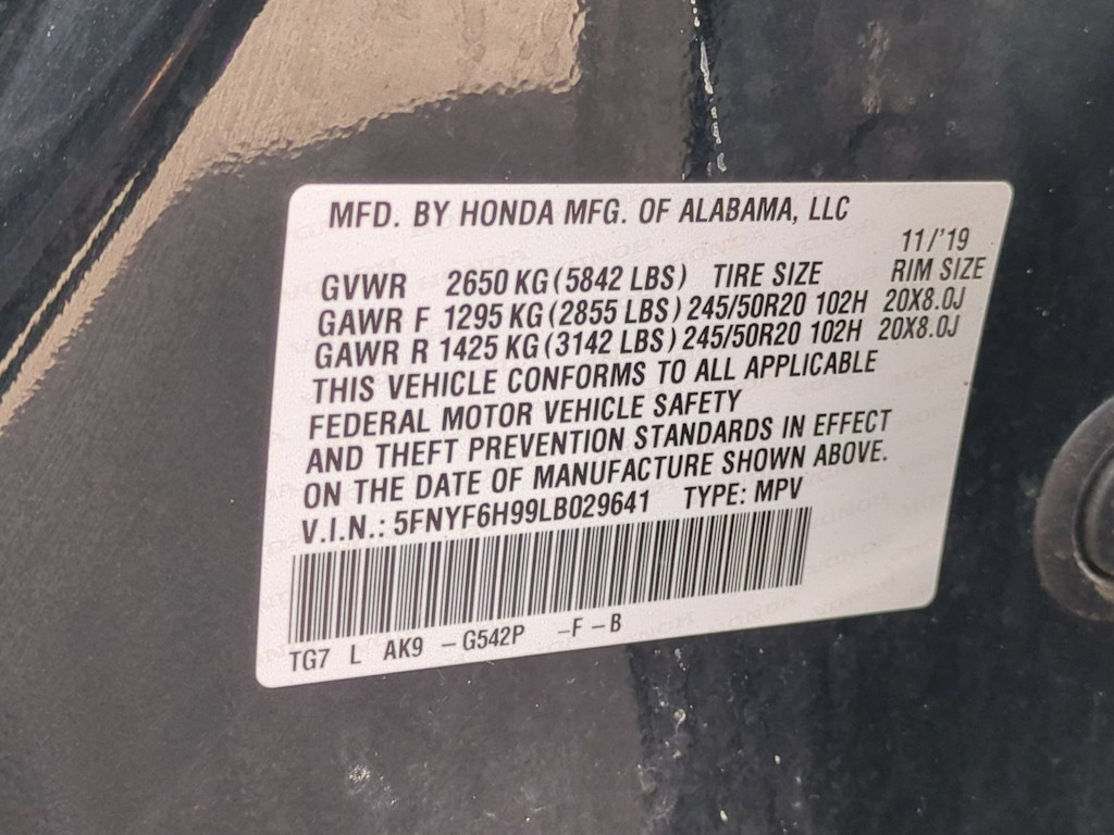 Thumbnail: 2020 Honda Pilot - 18