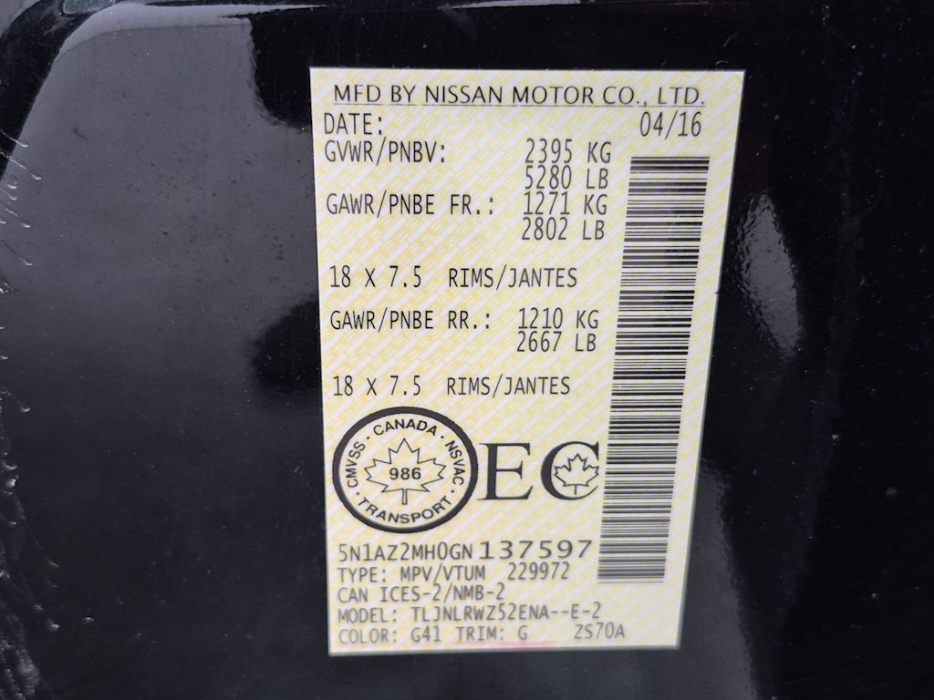 Thumbnail: 2016 Nissan Murano - 19