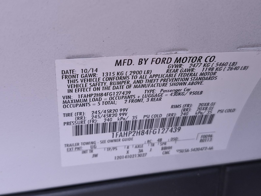 Thumbnail: 2015 Ford Taurus - 17