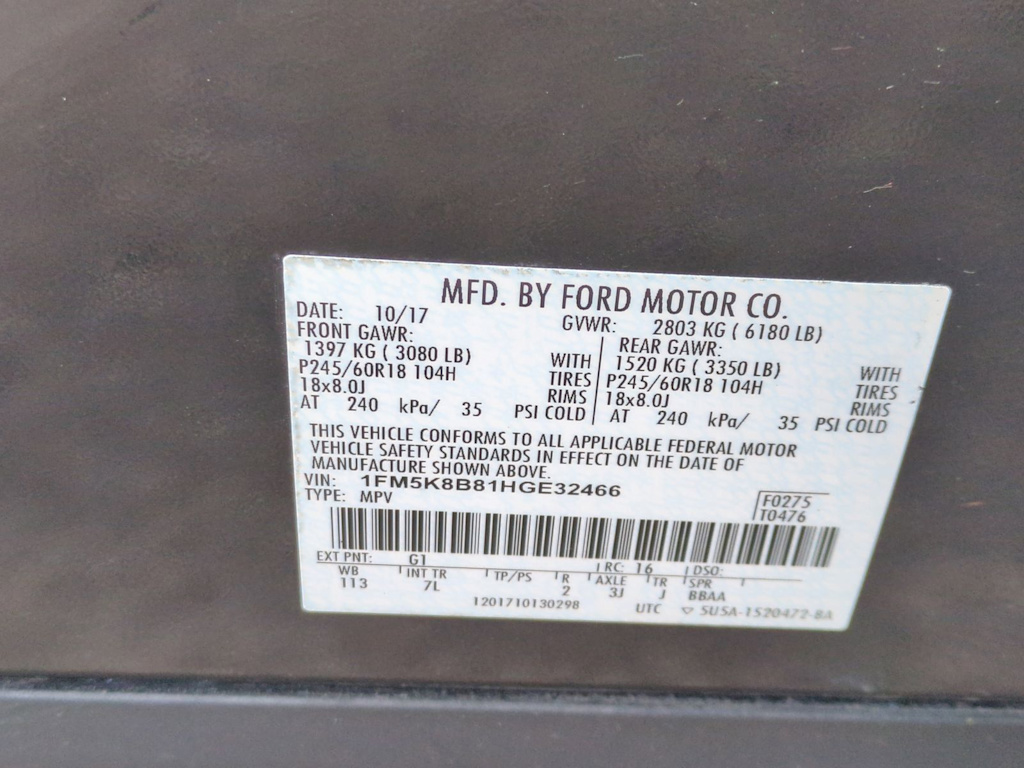 Thumbnail: 2017 Ford Explorer - 17