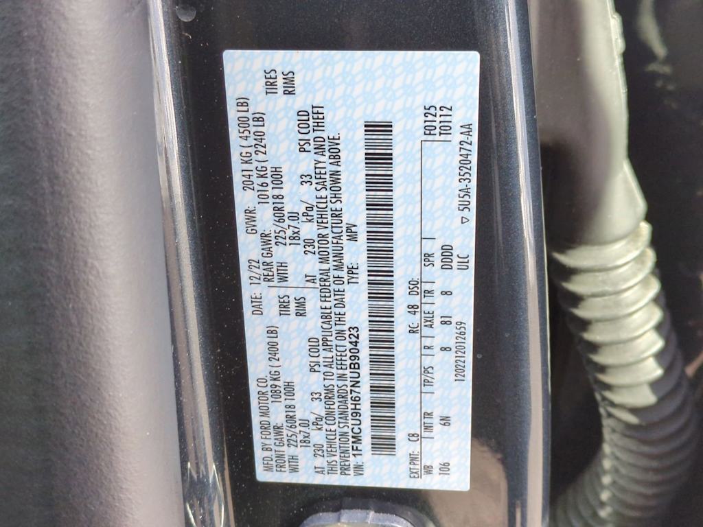 Thumbnail: 2022 Ford Escape - 18