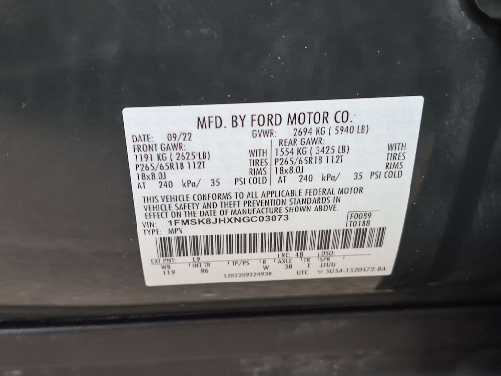 Thumbnail: 2022 Ford Explorer - 19