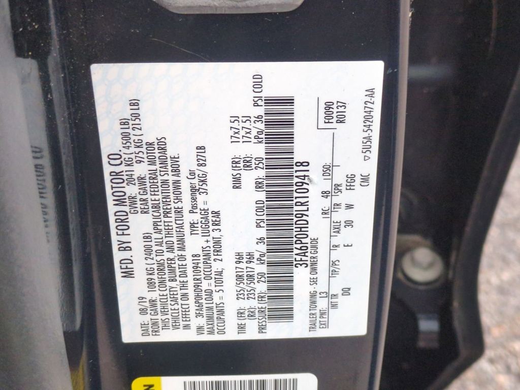 Thumbnail: 2020 Ford Fusion - 18