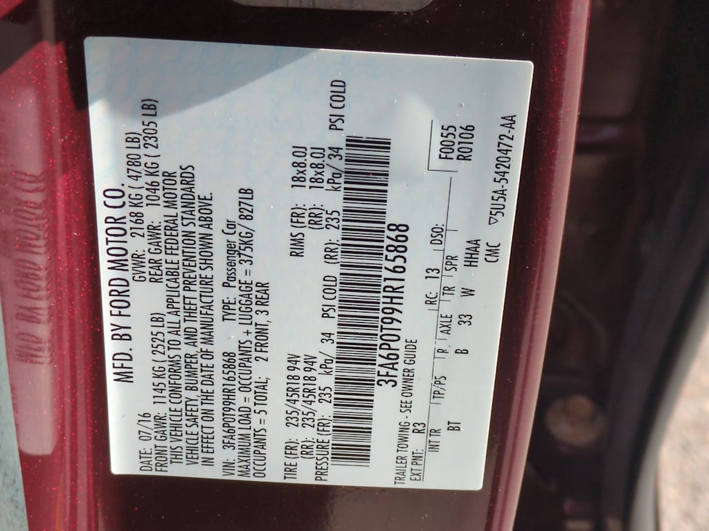 Thumbnail: 2017 Ford Fusion - 19