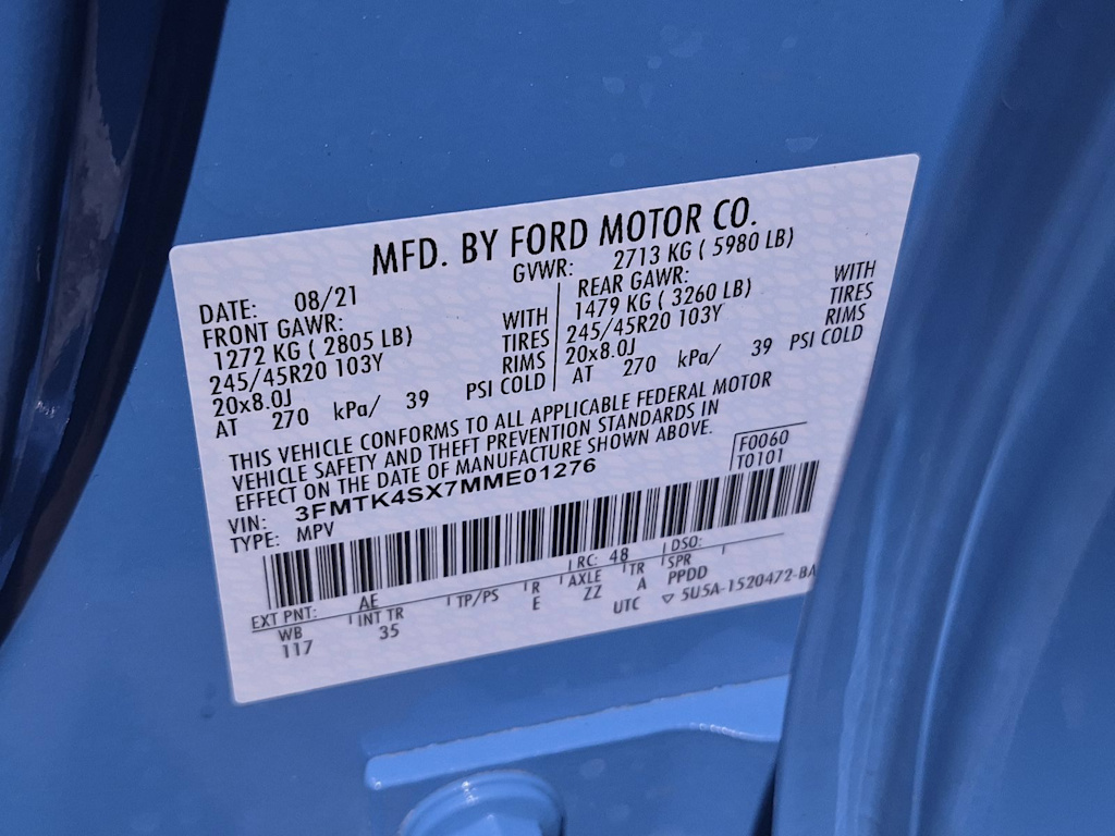 Thumbnail: 2021 Ford Mustang Mach-E - 15