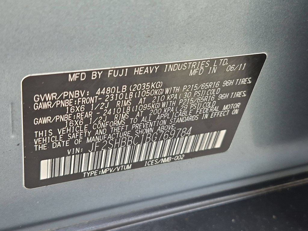 Thumbnail: 2011 Subaru Forester - 17